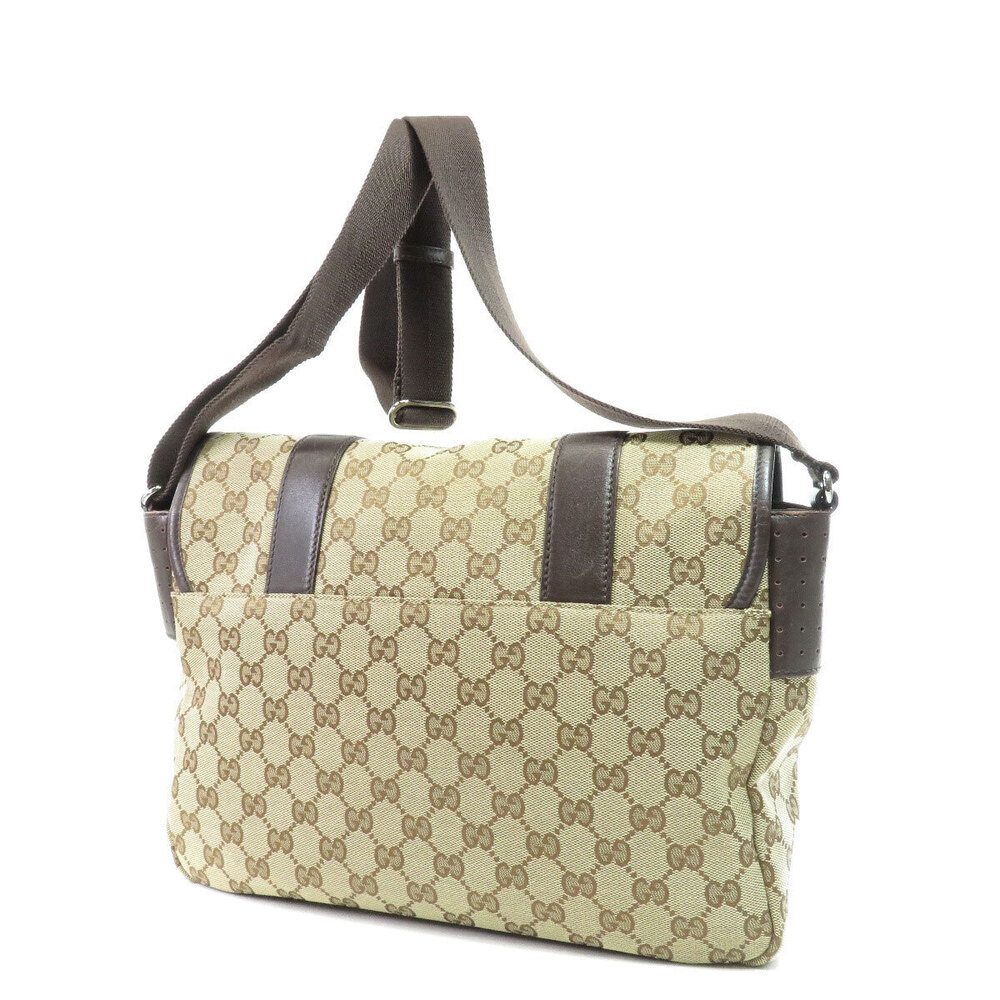 Gucci canvas bag messenger Crossbody Brown GG monogram